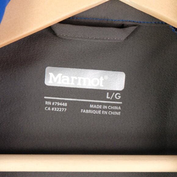 Marmot Jacket Mens Large Softshell Full Zip Lightweight Outdoor Hiking - Picture 7 of 11